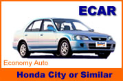 Honda City or Similar Car Rentals in Bangkok
