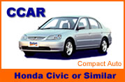 Honda Civic and Similar Cars for Rental in Thailand